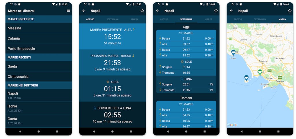 maree e dintorni app